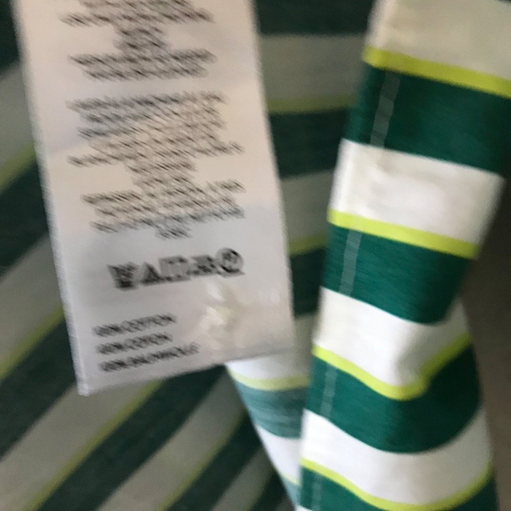 Maeve Anthropologie The Bettina Size S Tiered Striped Cotton Midi Shirt Dress - Picture 10 of 11